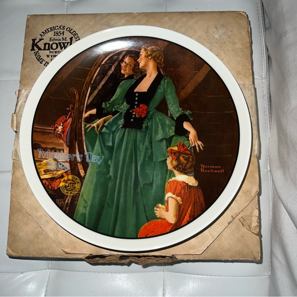 Norman Rockwell Mother’s Day Plate